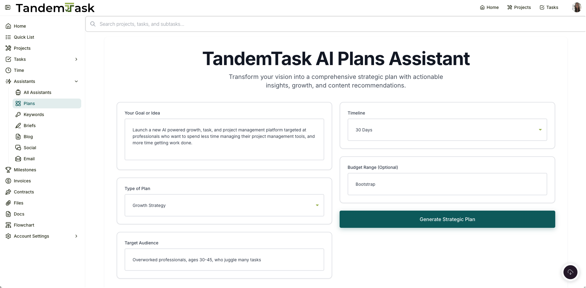 TandemTask-AI-Plans-and-Email-Assistant