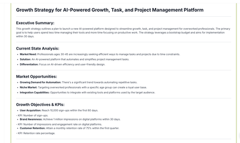 TandemTask Planning Assistant Demo